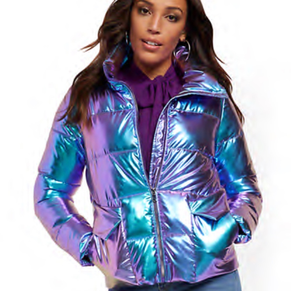 Metallic winter jacket